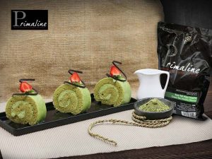 Green tea Swiss Roll